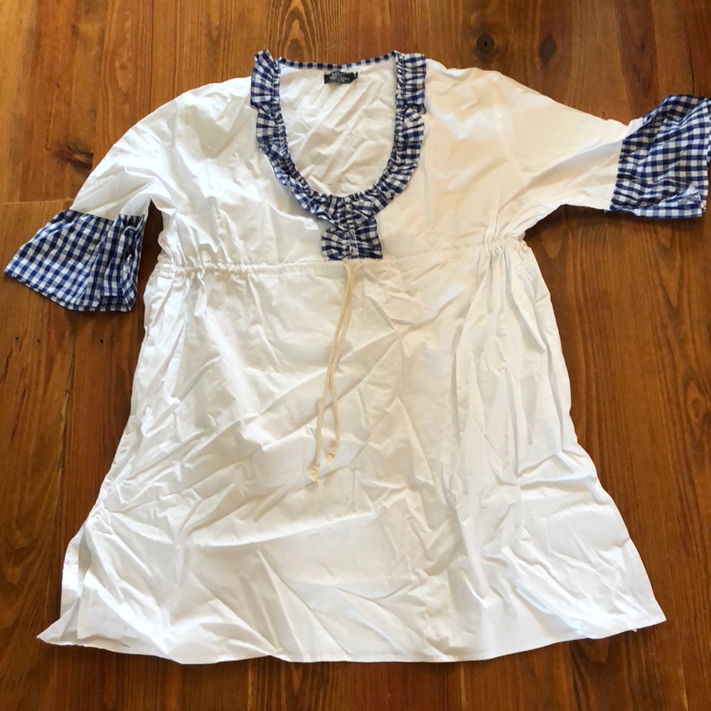 Sweet gingham swimsuit coverup